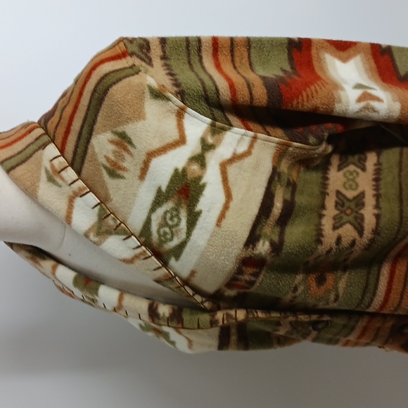 North River Outfitters flannel print open jacket-sz M - Picture 4 of 8